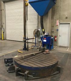 72"Lapointe#H72, horizontal powered rotary table, variable speed, #7915
