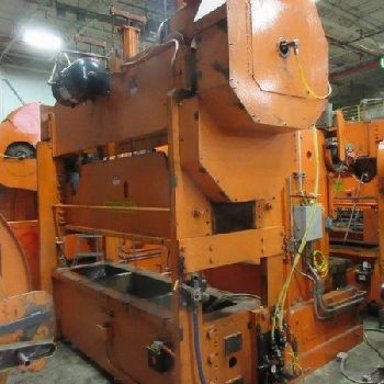 100 Ton,Rousselle#10S100, 30" x 100 bed, 4 &amp; 6 stroke, 50 SPM, air clutch (3 available)