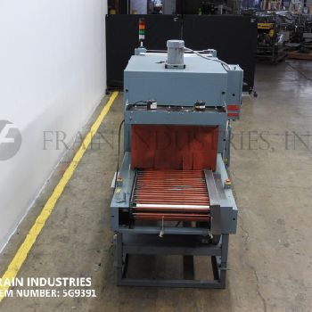 Shanklin#B2BB/T8PR, automatic inline, shrink bundling &amp; tunnel system, 2-25 bundles per minute