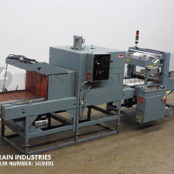 Shanklin#B2BB/T8PR, automatic inline, shrink bundling &amp; tunnel system, 2-25 bundles per minute