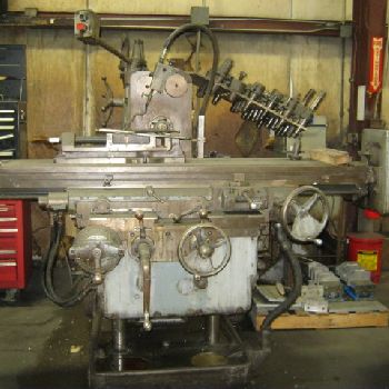 Kearney &amp; Trecker#320TF-17, serial #5676046, 72" x 17 dual screw table, 1976