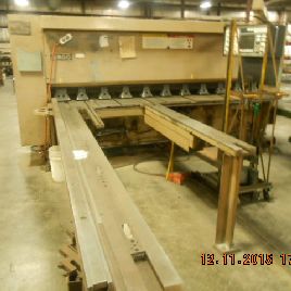 1/4 "x 10’Cincinnati # 2500FSU, Cisaille de puissance hydraulique, 48 FOPBG, 25 HP, 32-70 SPM, commande programmable