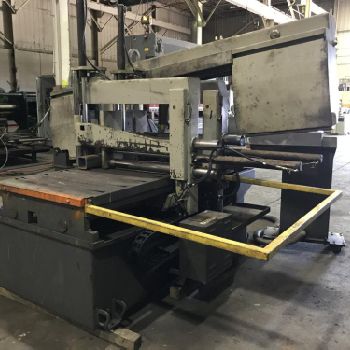20" x 30Hyd-Mech#M-20A, fully auto horizontal mitering band saw,prog.miter,2005
