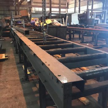 20" x 30Hyd-Mech#M-20A, fully auto horizontal mitering band saw,prog.miter,2005