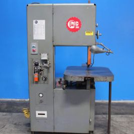 18"Grob#4V-18, vertical band saw, 28 x 24 table, 40-5000 FPM, 3 HP, #4676