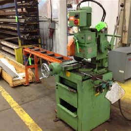 12"Eisele#VMS-11S, ferrous chop saw, roller infeed, pneumatic vise, manual feed, Tag #15569