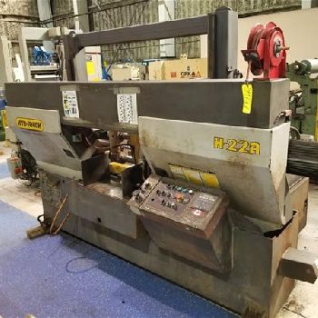 22" x 22Hyd-Mech#H-22A, automatic, infeed, E1022 PLC control, 10 HP, 2010 (8 available)