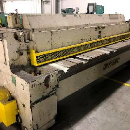 3/16" x 10’Wysong &amp; Miles#1010, shear, 10 ga. mild steel