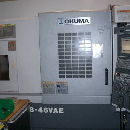 Okuma#MB-46VAE, OSP-100M,39x18",30 X,18 Y,18 Z,15k RPM,CT40,20 SMTC,probe,’05