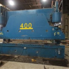 400 Ton,Cincinnati#400H, hydraulic press brake,16â€™ OA,12" stroke,12â€™5-3/4 BH,10 HP,#67571