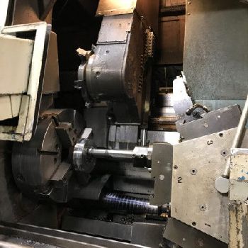 Warner &amp; Swasey#SC25, M4500 hollow spindle long bed 4-Axis CNC, 24" 4-jaw, 8.375 hole, 29 swing, 60 HP, #TW316