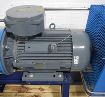 75 cfm,Hydrovane#715-C08-200, 9-bar, 15 KW, 460 V., integrally mounted air &amp; oil cooler,on base, #42373