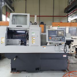 Hanwha#XD38II-H, 6-Axis Swiss CNC lathe,Fanuc 32i,H guide bushing type,1.5 KW,2016