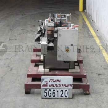 Anker Division KHS#VARIANTL, automatic inline Stainless Steel, cold glue, wrap around labeler, 20-120 containers per minute