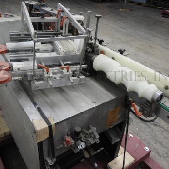 Anker Division KHS#VARIANTL, automatic inline Stainless Steel, cold glue, wrap around labeler, 20-120 containers per minute