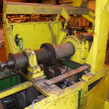 30000 lb.Rowe#30060-DSV, 60" W,60 OD,dual holddown,power expansion &amp; feed,S33741