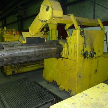 30000 lb.Rowe#30060-DSV, 60" W,60 OD,dual holddown,power expansion &amp; feed,S33741