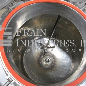 120 gal.Mueller, 316 Stainless Steel, jacketed, internal vacuum rated mixing tank, 26" ID x 36 straight wall