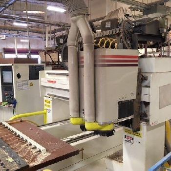 Thermwood#40, CNC, 60" x 60 table.,70 X, 64 Y, 8-1/2 Z, 2 spindle,15000 RPM, Gen2 XP, 1998