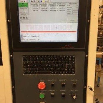 Thermwood#40, CNC, 60" x 60 table.,70 X, 64 Y, 8-1/2 Z, 2 spindle,15000 RPM, Gen2 XP, 1998
