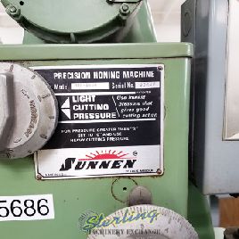 Sunnen # MBB-1660J, 0,06 "-6,5 ID, 200-2500 U / min, 16 gal., Geschliffen, 1/2 HP, 208/230 V., 1-phasig, # A5686