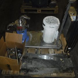 IKADispax Reactor, Stainless Steel, 10 hp motor, base, reactor chamber, with controls on base, #3188-8