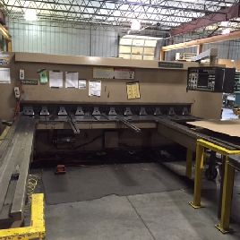 1/4 "x 10’Cincinnati # 2500FSU, Cisaille de puissance hydraulique, 48 FOPBG, 25 HP, 32-70 SPM, commande programmable