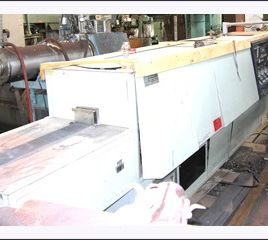 6 "An. X 14 'L, Watkins y Johnson # 6C52, horno de sinterización de correa, correa de eslabones de cadena, 1000 ° C, 4 zonas, # 23024