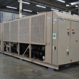 250 Ton,York#YCAS0250EC46XFA, air cooled chiller,R-422D refrig.,460 V.,2002