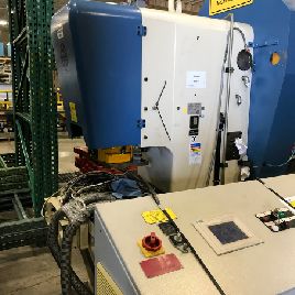 67 Ton,Muller#EXP60-SF/HK, 5.5" stroke, 11 thr, 4660 V., eccentric press, 2002, #2064