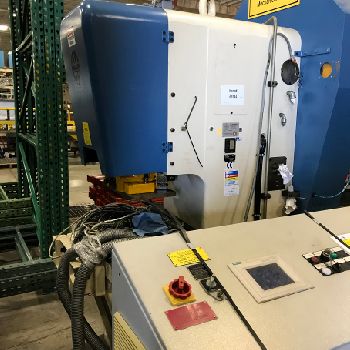 67 Ton,Muller#EXP60-SF/HK, 5.5" stroke, 11 thr, 4660 V., eccentric press, 2002, #2064