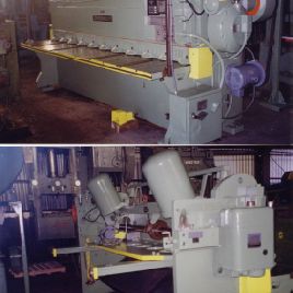 1/4" x 10’Cincinnati#2CC10, 10’7 L bed,3-3/4 thr.,10’3 WBH,10 holddowns,#107690