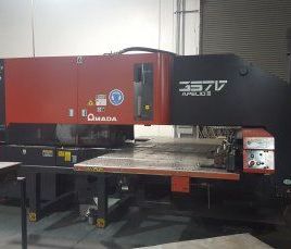 33 Ton,Amada#APELIO-III-357V, 1500 watt, new turbo blower, 1997, #10883