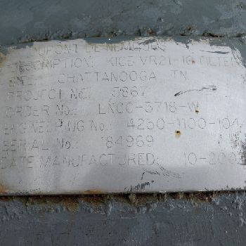 Kice#VR21-10, dust collector, C/S, Venturi jet style,247 sq ft filter surface area,4.5" diameter filters,#3424-1