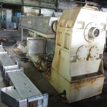 OMVCincinnati Milacron extruder, 34:1 L/D, 220 KW, 120mm, #48680