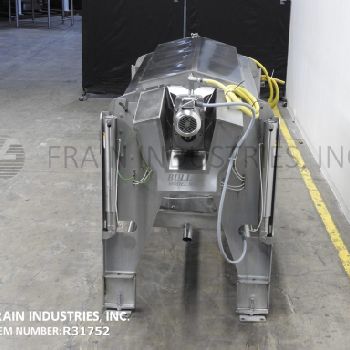 Roller Style Peeler &amp; Scrubber, Lyco #8000E Bull Jr, heavy duty, Stainless Steel, (8) 80" L x 5 OD rollers