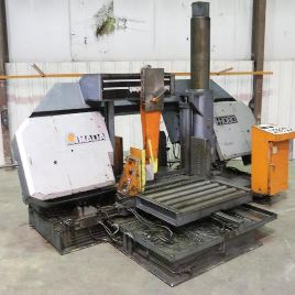 40" x 40Amada#H-1080, hydraulic 2-post, 28â€™10 x 2-5/8 x .063 blade, 1975, #10426