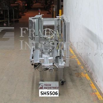 Wexxar#ABFT, automatic, inline case erector, bottom taper, 2" W pressure sensitve bottom tape bar, Allen Bradley control