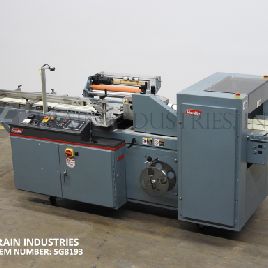 Shanklin#F1, automatic, continuous motion, flow thru shrink wrapper, 5-50 packages per minute