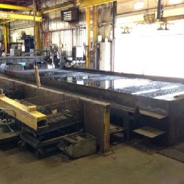 Esab#GXB-800, plasma cutting system, 115" x 240, 2 plasma, Burny Phantom CNC, Hypertherm HT2000