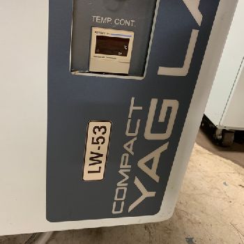 Miyachi Unitek#LW53, compact Yag laser, 100 watt, .03-20MS/CW pulse duration