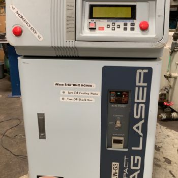 Miyachi Unitek#LW53, compact Yag laser, 100 watt, .03-20MS/CW pulse duration