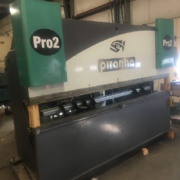 100 Ton,Piranha#PRO2, 10â€™ OA, Delem DA56, Wila clamping, 2006