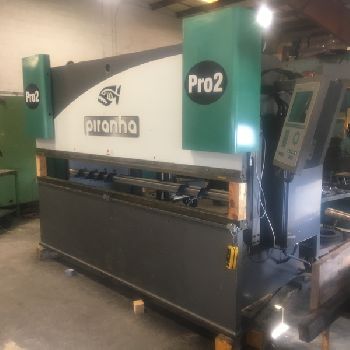 100 Ton,Piranha#PRO2, 10â€™ OA, Delem DA56, Wila clamping, 2006