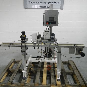 Roser Products#K5, labeler w/Norwood #53 LTi coder, on stand w/controls, serial #K5-09, #42649
