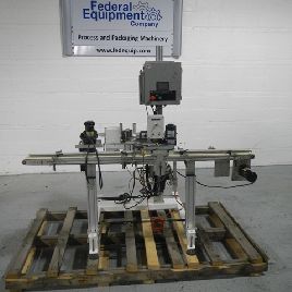 Roser Products#K5, labeler w/Norwood #53 LTi coder, on stand w/controls, serial #K5-09, #42649