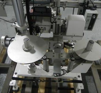 Roser Products#K5, labeler w/Norwood #53 LTi coder, on stand w/controls, serial #K5-09, #42649