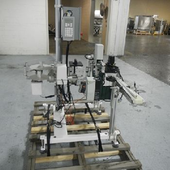 Roser Products#K5, labeler w/Norwood #53 LTi coder, on stand w/controls, serial #K5-09, #42649