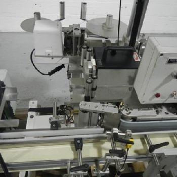 Roser Products#K5, labeler w/Norwood #53 LTi coder, on stand w/controls, serial #K5-09, #42649