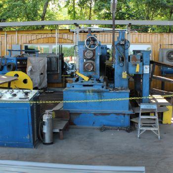 48"Forte, complete pull thru slitting line,20000 lb.,uncoiler,recoiler,turnstile,more